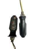 Carub Motosiklet Sinyal Lamba Üniversal 12V Beyaz Cam Sarı Led 2'Li - 5
