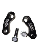 Pcx Ayna Genişletme Motosiklet Ayna Uzatma Aparatı Metal Siyah thumbnail 3