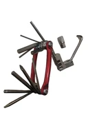 Alyan anahtarlı çakı şeklinde anahtar takımı zincir sökme aparatlı Kırmızı thumbnail 1