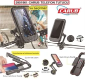 Carub Portatif Universal Motosiklet Bisiklet Su Geçirmez Telefon Tutucu thumbnail 1