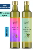 Antik Şifa Çam Sirkesi ve Kızılcık Sirkesi ( 250 ml + 250 ml ) - Doğal Fermente çam ve kızılcık thumbnail 1