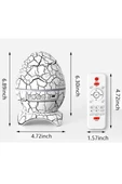 Yumurta Şeklinde Su Dalgalı Bluetooth Speaker Lamba Renkli Şarjlı - 3