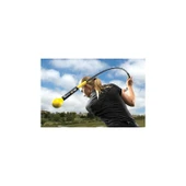 Golftrainingsprodukt Golf Altın Flex – Güç ve Zamanlama Trainer, Siyah-Sarı, 48' - 3