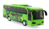 Sürtmeli Sesli ve Işıklı Yeşil Dinozor Parkı Otobüsü - 1