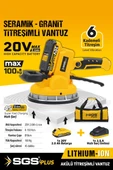 Sgs5415 20 Volt 2 Amper Akülü Titreşimli Vantuz Seramik Granit Mermer Kiremit Döşeme Makinesi thumbnail 1
