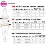 Kadın Büyük Beden Omuz Dekolteli Tül Detay Alt Üst İkili Takım thumbnail 6