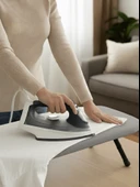 Beylini Mini Ütü Masası Pratik Konforlu Taşınabilir Portatif Hafif Asılabilir Seyahat Kompakt Ütü Masa 38x88 thumbnail 3
