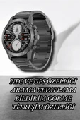 NFC ve Kablosuz Şarjlı Akıllı Saat EKG, Nabız & Spor Modları ile iOS ve Android Uyumlu thumbnail 5