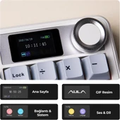 Aula F108 Pro Reaper Switch RGB Mavi Gaming Klavye thumbnail 2