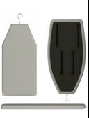 Beylini Mini Ütü Masası Pratik Konforlu Taşınabilir Portatif Hafif Asılabilir Seyahat Kompakt Ütü Masa 38x88 thumbnail 4