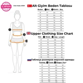 ZANESSI 53159 Büyük Beden Ekstra Battal Mom Fit Paça Taş Detaylı Yüksek Bel Lastikli Kadın Pantolon thumbnail 9