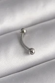 pilelistore 316L Çelik Gümüş Renk Topçuk Model Piercing - TJ-PR1365 - 1