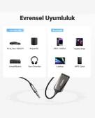 UGREEN USB 2.0 to 3.5mm Mikrofonlu Bluetooth 5.0 Araç Kiti, 70601 - 3