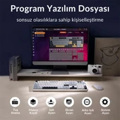 Aula F108 Pro Reaper Switch RGB Mavi Gaming Klavye thumbnail 5