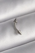 pilelistore 316L Çelik Gümüş Renk Çivi Model Piercing - TJ-PR1362 - 1