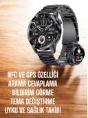 Çift Kordonlu Yüksek Çözünürlüklü Akıllı Saat Uyku İzleyici & Spor Modları - 3