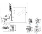 200-5 Yatay Tabanlı Dikey Bağlantı Elemanı 23698 - 3