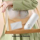 HyMark Araç İçi Dokunmatik Led Işıklı 3 Modlu Makyaj Aynası Kısılabilir Şarjlı Pilli Klipsli Güneşlik Aynası thumbnail 7