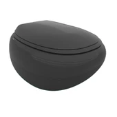 Bocchi Strata Asma Rimless Klozet Parlak Siyah Kapak Dahil 1412-005-0128 thumbnail 1