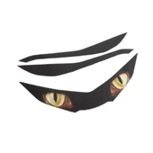 Honda PCX Far Stiker+Far Kaşı 2018-2019-2020 Uyumlu Sarı thumbnail 1