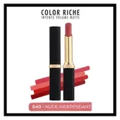 Loreal Paris Color Riche Intense Volume Matte Ruj - 640 Nude Independant thumbnail 2