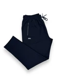 Erkek Büyük Beden Beli Lastikli Cepli Eşofman Altı - 2