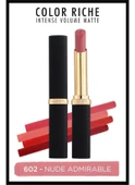Loreal Paris Intense Volume Matte Lipstick Ruj 602 Nude Admirable thumbnail 3
