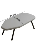 Beylini Mini Ütü Masası Pratik Konforlu Taşınabilir Portatif Hafif Asılabilir Seyahat Kompakt Ütü Masa 38x88 thumbnail 6