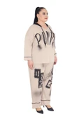 Kadın Büyük Beden Pamuk Alt Üst Uzun Kollu İkili Takım thumbnail 8