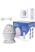 Yumurta Şeklinde Su Dalgalı Bluetooth Speaker Lamba Renkli Şarjlı - 4