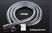 Krom Paslamaz Banyo Duş Hortumu 150 cm - 1