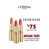Loreal Paris Color Riche Saten Bitişli Ruj 112 Paris Paris - Pembe - 4