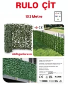 Bahçe Çiti Balkon Rulo Plex Sarmaşık Çit 1x3 Metre - 2