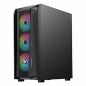 Vento VG15FE 650W 80+ Bronz USB 3.2 ATX Mid Tower Siyah Kasa - 3