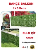 Bahçe Çiti Balkon Rulo Plex Sarmaşık Çit 1x3 Metre - 1