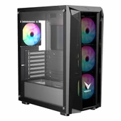 Vento VG15FE 650W 80+ Bronz USB 3.2 ATX Mid Tower Siyah Kasa - 1