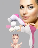 5’i 1 Arada Yüz Temizleme Cihazı – Masaj, Fırça, Peeling ve Krem Uygulama Aparatlı thumbnail 2