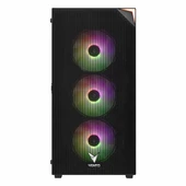Vento VG3400S 650W 80+ Bronz USB 3.2 ATX Mid Tower Siyah Kasa thumbnail 2