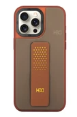 iPhone 15 Pro HBC-239 Colombo Standlı Kapak - Kahverengi thumbnail 1