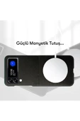 Samsung Galaxy Z Flip 4 Kılıf HBC-156 Forum Magneticsafe Kapak - Lacivert thumbnail 2