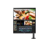 LG 28" 28MQ780 5Ms 60Hz Dual Up QHD 2K Ergo Nano IPS Monitor - 1