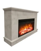 Dlc 1175R Beton Desen 1800 Watt Dekoratif Elektrikli Şömine - 2