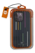 iPhone 15 Pro Max Kılıf HBC-221 Roma Kapak - Lacivert - 9