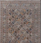 Gabardin Halı 7/24 Serisi 1569 Gri Salon Oturma Yatak Odası Halısı thumbnail 2