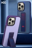 iPhone 15 Pro Max HBC-239 Colombo Standlı Kapak - Siyah - 3