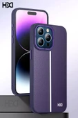 iPhone 15 Pro Max Kılıf HBC-155 Lizbon Kapak - Lacivert - 11