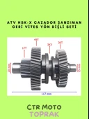 ATV HSK-X Cazador Şanzıman Geri Vites Yön Dişli Seti – 17/49/36 Diş 3x3 Tırnak thumbnail 1