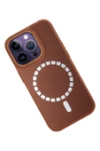 iPhone 13 Pro Kılıf HBC-156 Forum Magneticsafe Kapak - Kahverengi thumbnail 2