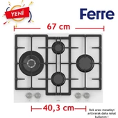 Ferre Flowart Serisi Beyaz Set (ED076+ QMS63CB +D081 ) - 4