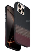 Apple iPhone 16 Pro Max HBC-377 Kevlar Slim Magsafe Kapak - Siyah thumbnail 1